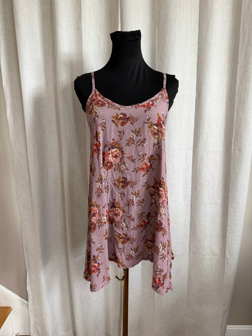 Purple Floral Dress